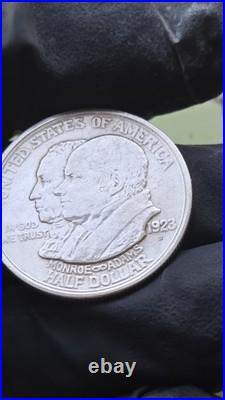 1923-S Monroe Doctrine Centennial Half Dollar Classic Commemorative San Fran
