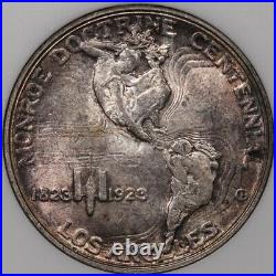 1923-S Monroe Half Dollar Commemorative NGC MS-63 Toned