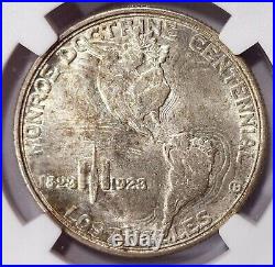 1923-S Monroe Silver Half Dollar NGC MS 63, Very Nice Coin