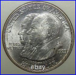 1923-s Ngc Ms63 Monroe Half Dollar Silver Commemorative