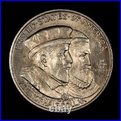 1924 50c Huguenot Commemorative Silver Half Dollar Luster SKU-C1192