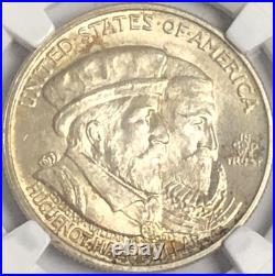 1924 50c Huguenot Ms65 Beautiful/ Toning Half $, Collection Grade Wow