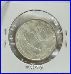 1924 Huguenot Commemorative Half Dollar 50c Unc
