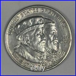 1924 Huguenot Commemorative Half Dollar Uncirculated Details