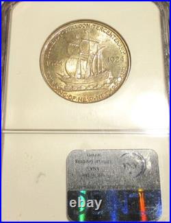 1924 Huguenot Us Commemorative Half Dollar 50c Ngc Ms65 Rare Us Coin