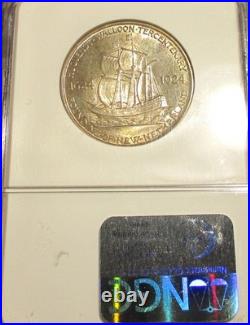 1924 Huguenot Us Commemorative Half Dollar 50c Ngc Ms65 Rare Us Coin