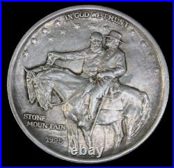 1925 50C Stone Mountain Silver Commemorative-DDO-FS-101- SMH-2160