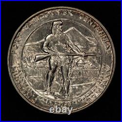1925 50c Fort Vancouver Commemorative Silver Half Dollar Luster SKU-C1288