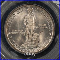 1925 50c Lexington Commemorative Silver Half Dollar Frosty- PCGS MS 65 C1342