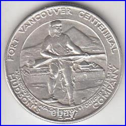 1925 Fort Vancouver Commemorative Half Dollar Au