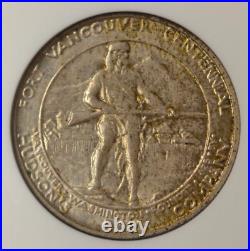 1925 Fort Vancouver Commemorative Half Dollar NGC MS63 B107