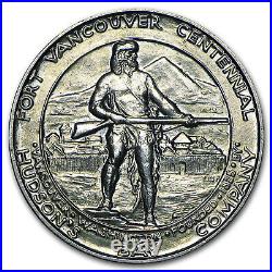 1925 Fort Vancouver Half Dollar AU