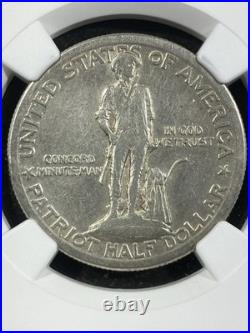 1925 Lexington Commemorative Half Dollar 50C NGC VF Details Silver 90%