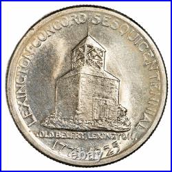 1925 Lexington Commemorative Half Dollar 50C Raw