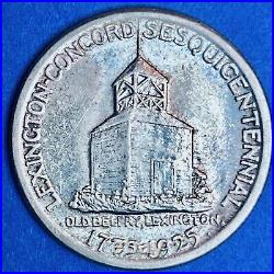 1925 Lexington Commemorative Half Dollar, Gem Blue TonedBU++ MS