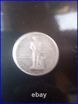 1925 Lexington Concord Commemorative Half Dollar 50C About Uncirculated AU