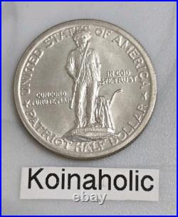 1925 Lexington Concord Sesquicentennial Half Dollar 50c? CH UNC From Storage