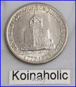 1925 Lexington Concord Sesquicentennial Half Dollar 50c? CH UNC From Storage