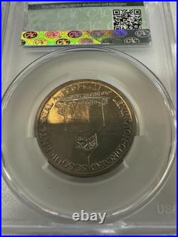 1925 Lexington-Concord Silver Commemorative 50C CAC MS-64