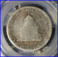 1925 Lexington Silver Commemorative Half Dollar Pcgs Ag 3 Collector Coin