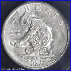 1925-S 50C California Commemorative Silver Half Dollar ICG AU 58 1925-S 50C California Commemorative Silver Half Dollar ICG AU 58