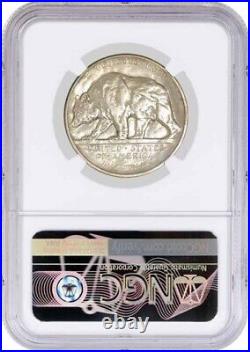 1925 S 50C California Diamond Jubilee Commemorative Silver Half Dollar NGC AU58