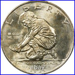 1925-S California Commemorative Half Dollar 50c CACG MS65 CAC