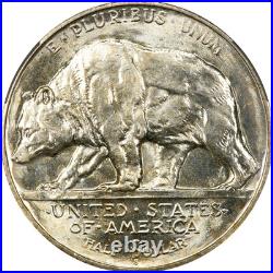 1925-S California Commemorative Half Dollar 50c CACG MS65 CAC