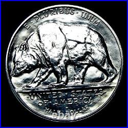 1925-S California Commemorative Half Dollar Silver Gem BU Details Coin - #GG040