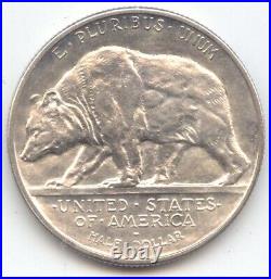 1925-S California Diamond Jubilee Commemorative Half Dollar, AU-Unc Details