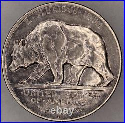 1925-S California Diamond Jubilee Commemorative Silver Half Dollar 50C Beauty