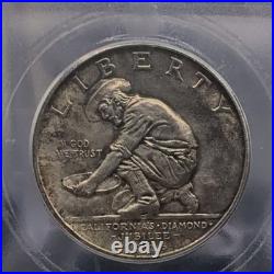 1925-S California Diamond Jubilee Commemorative Silver Half Dollar 50C ICG MS62