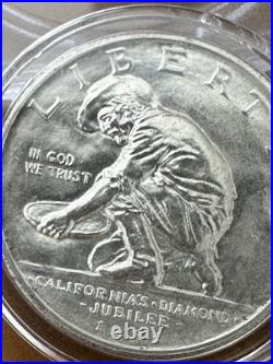1925-S California Diamond Jubilee Commemorative Silver Half Dollar Coin Gem BU
