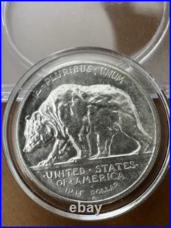 1925-S California Diamond Jubilee Commemorative Silver Half Dollar Coin Gem BU
