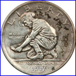1925-S California Jubilee Commemorative Half Dollar 50C, Extremely Fine XF+