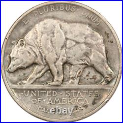 1925-S California Jubilee Commemorative Half Dollar 50C, Extremely Fine XF+