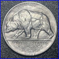 1925-S California Jubilee Commemorative Half Dollar AU Details Silver 50C