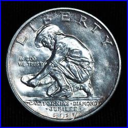 1925-S California Jubilee Commemorative Half Dollar Uncirculated BU Condition