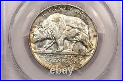 1925-S California Jubilee Half Dollar 50C, PCGS AU58 About Uncirculated, Toned