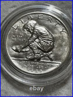 1925-S California Jubilee Silver Half Dollar Gem BU Very Certifiable Coin