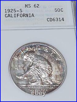 1925-S California Jubliee Silver 50C ANA (ANACS) Genie Soapbox MS62