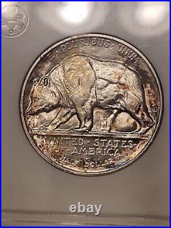 1925-S California Jubliee Silver 50C ANA (ANACS) Genie Soapbox MS62