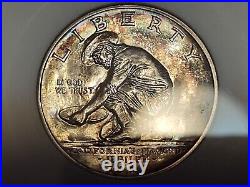 1925-S California Jubliee Silver 50C ANA (ANACS) Genie Soapbox MS62