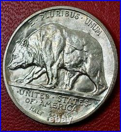 1925-S California Silver Commemorative Half Dollar in BU Condition
