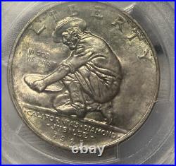 1925-S Gem BU California Commemorative Half Dollar PCGS MS65, Nicely Toned