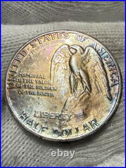1925 STONE MOUNTAIN COMMEMORATIVE HALF DOLLAR Au+ High Grade Toned