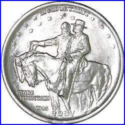 1925 Stone Mountain Classic Commem Half Dollar Silver Uncirculated See Pics Q615