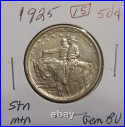 1925 Stone Mountain Comm. Half Dollar- Gem Bu Gem Brilliantly Unc