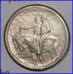 1925 Stone Mountain Comm. Half Dollar- Gem Bu Gem Brilliantly Unc