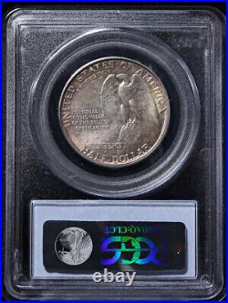 1925 Stone Mountain Commem Half Dollar CAC Sticker PCGS MS65 Superb Eye Appeal